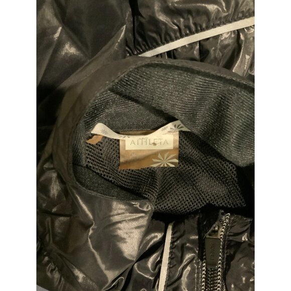 Athleta Black Windbreaker Jacket Size Medium Thin Lightweight Running - Picture 6 of 6